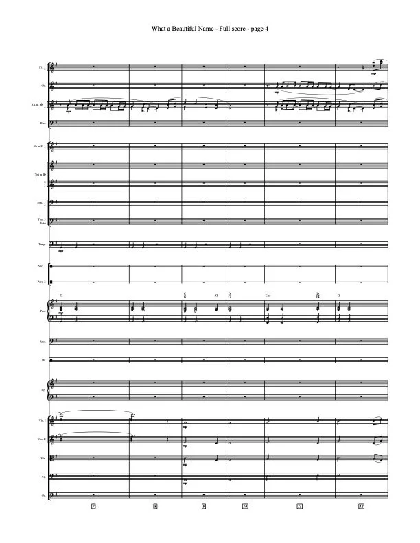 What A Beautiful Name with Agnus Dei Orchestra Music by Richard